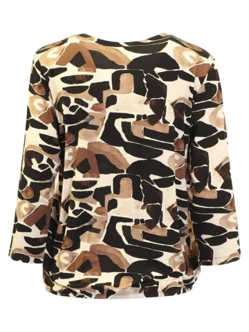 Bluse - 360-40049 - Brun/Sort - Signature