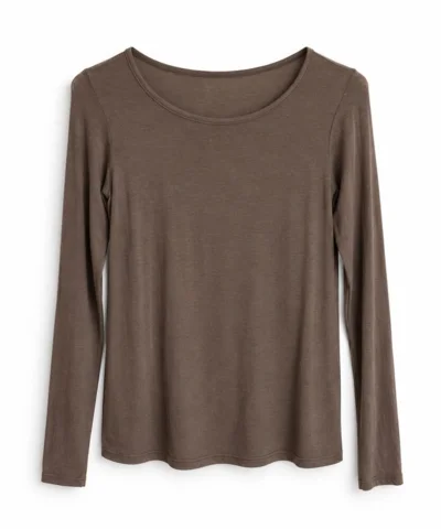 Bluse - Aura - Brun - Wilto
