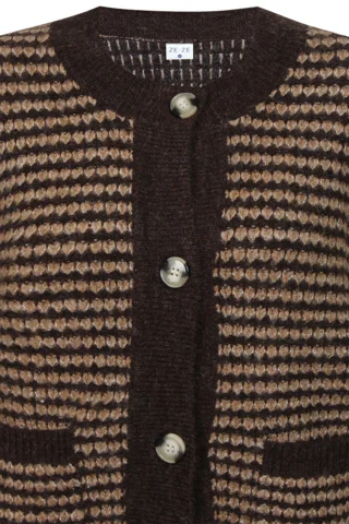 Cardigan- Ze-Heleen - Brun - ZE-ZE