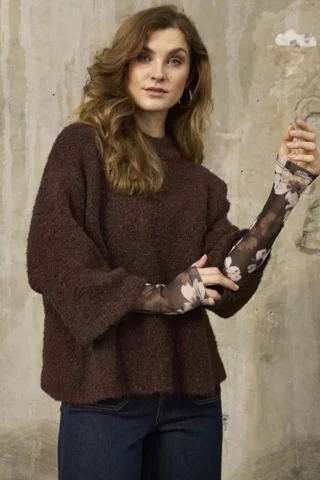 Bluse- Ze-Hanni - Brun - ZE-ZE