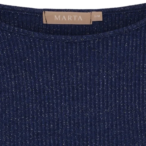 Bluse - Lunara - Navy - Marta du Château