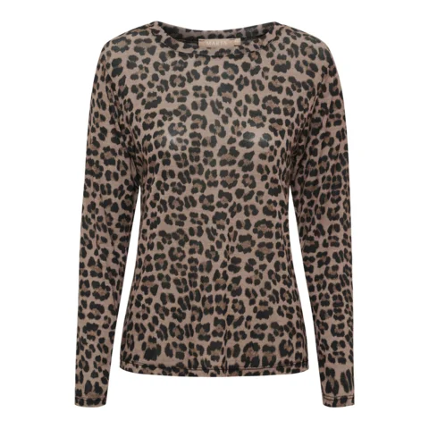 Bluse - Elissa - Brun/Leopard - Marta du Château