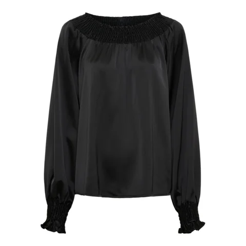 Bluse - Verona - Sort - Marta du Château