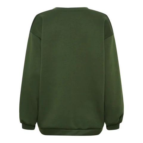 Sweatshirt - Sevilla - Grøn/Leopard - Marta du Château