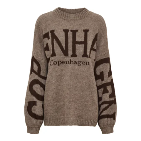 Pullover - Strik - Aria - Brun - Marta du Château