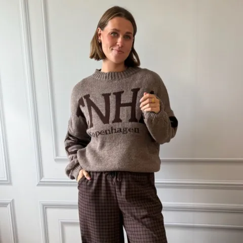 Pullover - Strik - Aria - Brun - Marta du Château