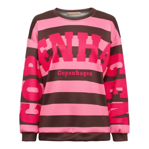 Sweatshirt - Nerina - Brun/Pink - Marta du Château