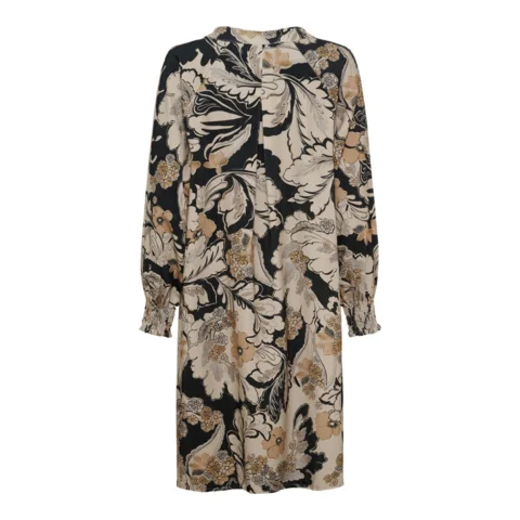 Kjole - Pomelo - Sort/Khaki - Marta du Château