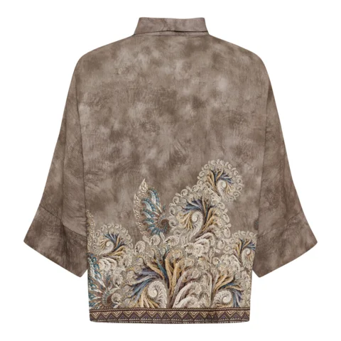 Skjorte - Mirage - Beige/Mønster - Marta du Château