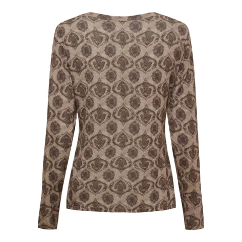 Bluse - Elissa - Brun/Beige - Marta du Château