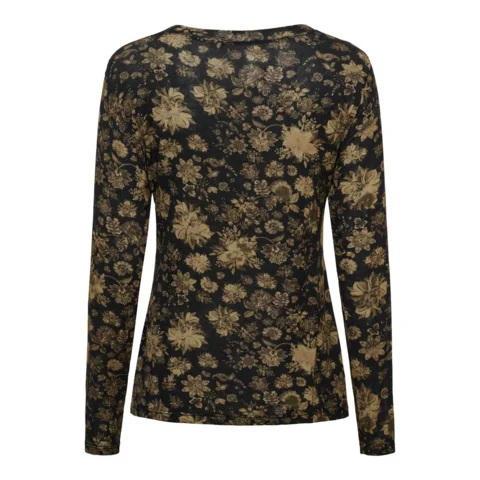 Bluse - Elissa - Brun/Sort - Marta du Château