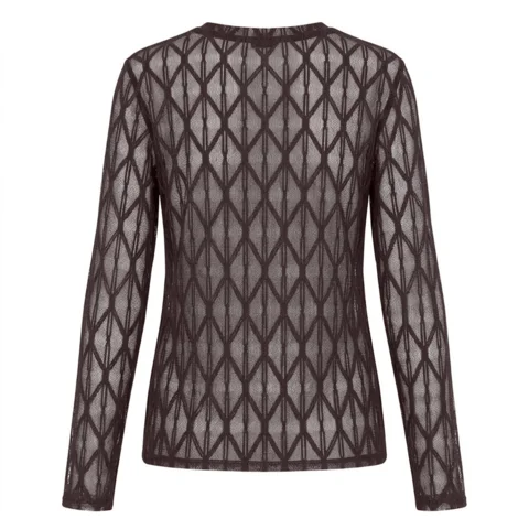 Meshbluse - Segberg - Brun - Luxzuz One Two