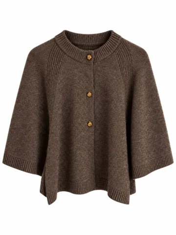 Cardigan - Louis Cape - Brun - Continue