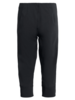 Capri bukser med bred elastik i ben - Sort - Signature