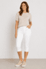 Capri Jeans  - Dora Milano - Hvid - Anna Montana