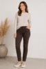Jeans - Angelika Pull on - Coffee - Anna Montana