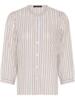 Skjorte - Stripe Cotton - Nougat/Hvid - Micha