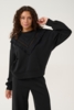 Sweatshirt - CUbess Chabrina - Black - Culture