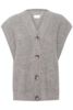 Vest - Strik - KAnellia - Grey Melange - Kaffe