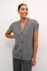 Vest - Strik - KAnellia - Grey Melange - Kaffe