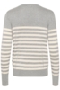 Pullover - Strik - KAlizza - Grey/Turtledove Stripe - Kaffe