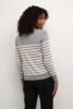 Pullover - Strik - KAlizza - Grey/Turtledove Stripe - Kaffe