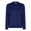 Jumper m kant - Basic Viskose Strik - Blue Print - Micha