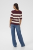 Bluse - Strik - KAlizza - Windsor/Turtledove Wide Stripe - Kaffe