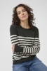 Pullover - Strik - KAlizza - DGM/Turtledove Half Stripe - Kaffe
