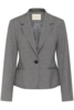 Blazer - KAellie Shaped - Grey Melange/Chalk Stripe - Kaffe