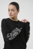 Sweatshirt - KAvivian - Black Deep - Kaffe