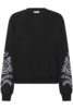 Sweatshirt - KAvivian - Black Deep - Kaffe