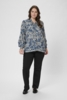 Bluse - KCmahlia - Bering Sea/White Paisley - Kaffe Curve