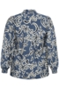 Bluse - KCmahlia - Bering Sea/White Paisley - Kaffe Curve