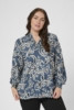 Bluse - KCmahlia - Bering Sea/White Paisley - Kaffe Curve