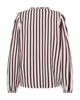 Bluse - FQNoto - Off White/Port Royale - FREEQUENT