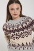 Pullover - Strik - FQMerla - Moonbeam/Grey - FREEQUENT
