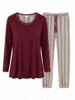 Pyjamas - 79-2494 - Plum - Lady Avenue
