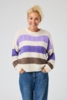 Pullover - Strik - I Haven - Lilla/Hvid - Lene Beier X Lind