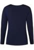 Langærmet T-shirt - Bella - Navy - ZE-ZE