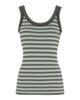 Top - ISA Stripe - Oliva - Tim & Simonsen