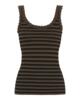Top - ISA Stripe Dark - Nero/Noce - Tim & Simonsen