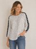 Bluse - 181 121 - Hvid/Sort - Micha
