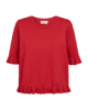 Strik - FQKatie pullover - True Red - Freequent
