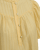 Bluse - Kort ærme - FQEbella - Gul - FREEQUENT