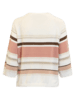 Pullover - Strik - Coral/Off White - Brandtex