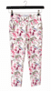 Jeans - Angelika Jump In Slim 7/8 - Rosa/Blomster - Anna Montana