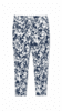 Jeans - Angelika Slim Fit 7/8 - Blå/Blomster - Anna Montana