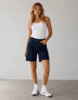 Shorts - Milano Dina Straight - Stone Wash - Anna Montana