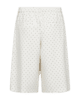 Shorts - FQAnya - Off-white W. Black - FREEQUENT